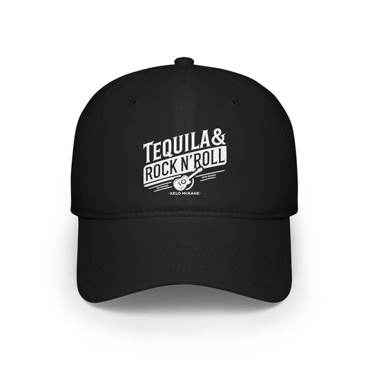 Tequila & Rock N' Roll White Logo - Low Profile Baseball Cap