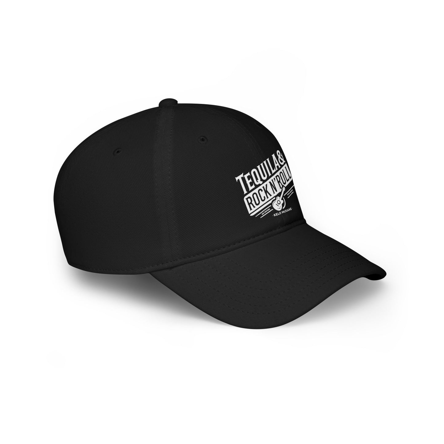 Tequila & Rock N' Roll White Logo - Low Profile Baseball Cap