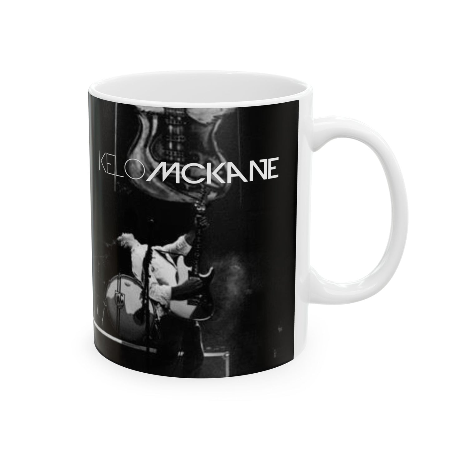 Let's Rock N' Roll Coffee Ceramic Mug, (11oz, 15oz)