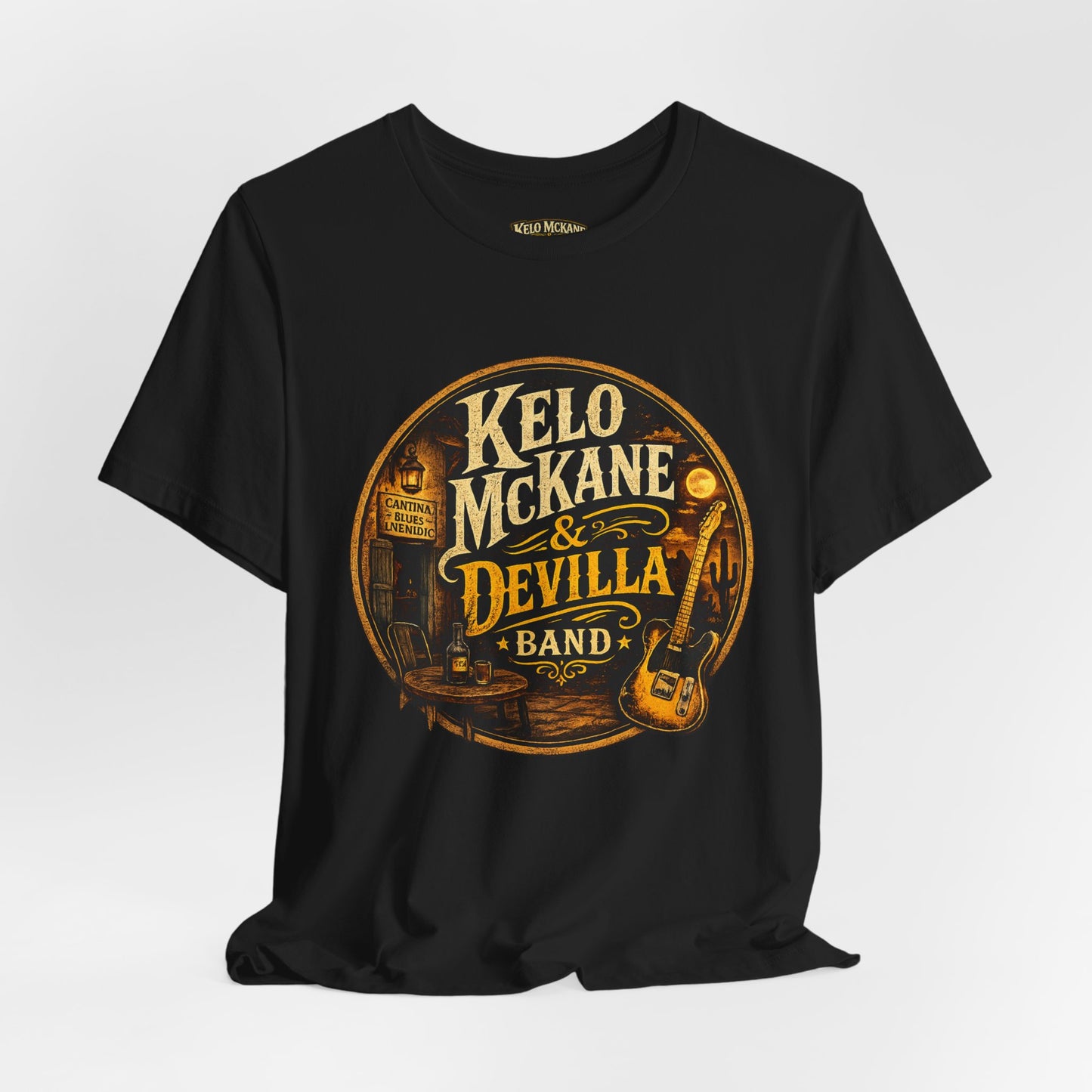 Kelo McKane & Devilla Band — Cantina Blues Tee