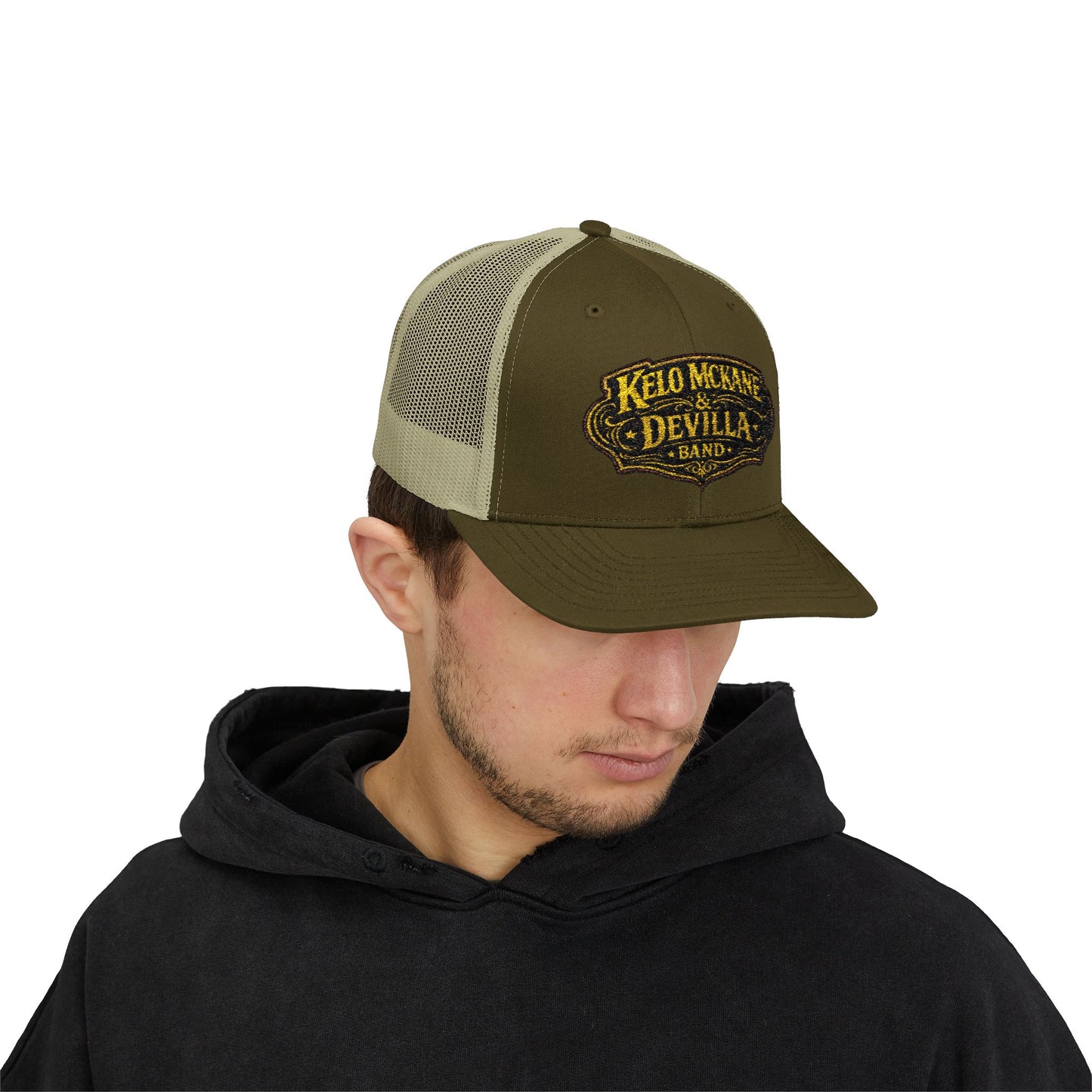 Kelo McKane & Devilla Band — Cantina Blues Vintage Trucker Cap